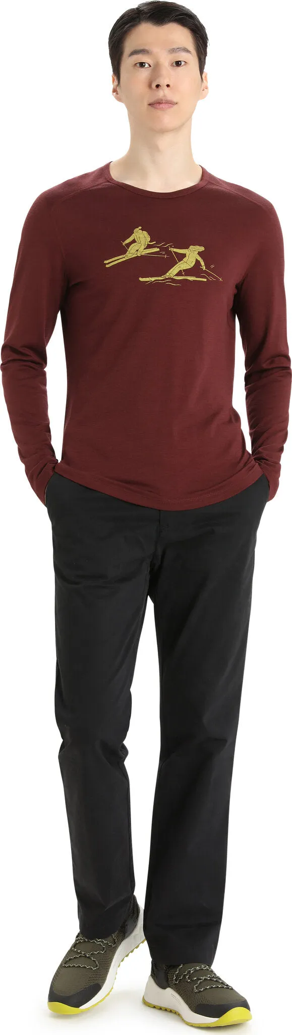 200 Oasis Long Sleeve Crewe Baselayer Top - Men's|-|Couche de base à manches longues et col rond 200 Oasis - Homme