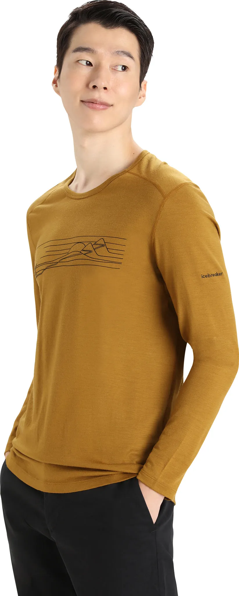 200 Oasis Long Sleeve Crewe Baselayer Top - Men's|-|Couche de base à manches longues et col rond 200 Oasis - Homme