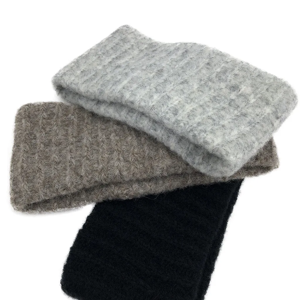 Autumn Ribbed Alpaca Ear Warmer by SLATE   SALT