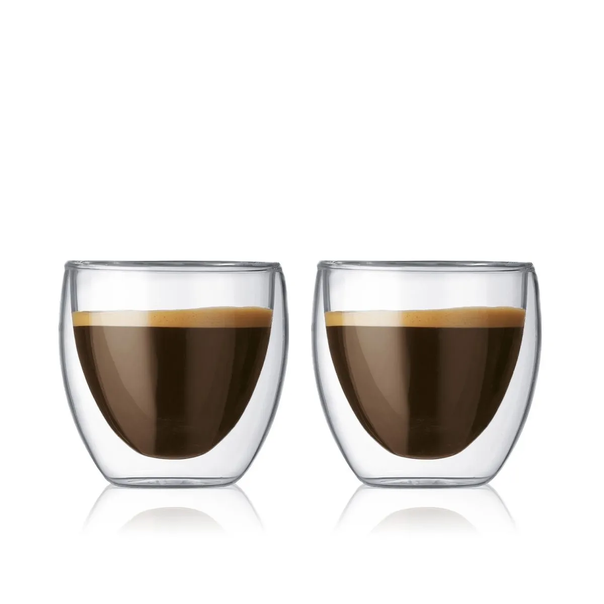 Bodum Pavina Glass Double Walled 0.08 L, 2 Pcs.