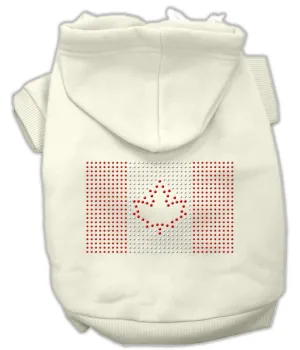 Canadian Flag Hoodies Cream M (12)