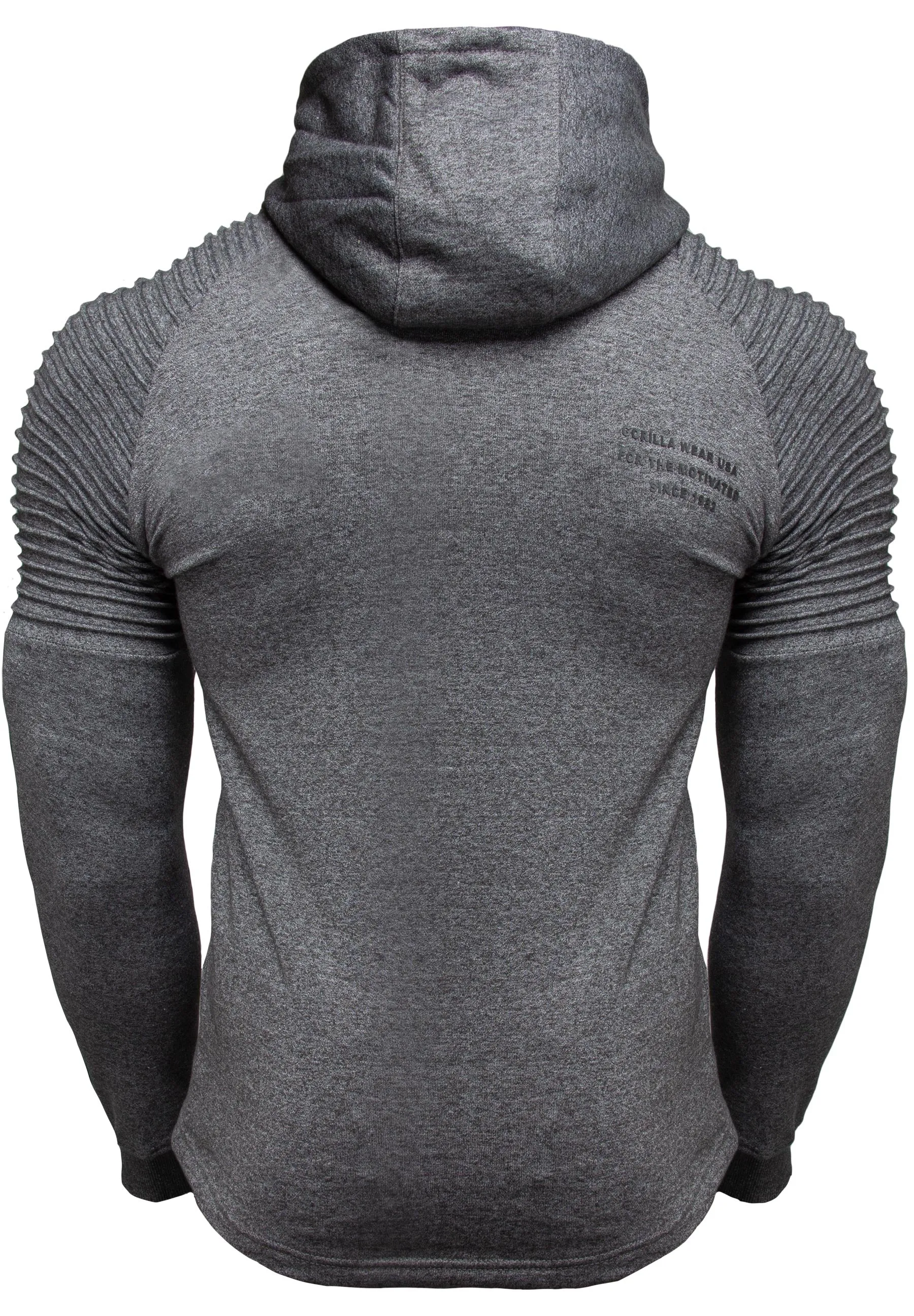 Delta Zipped Hoodie - Gray