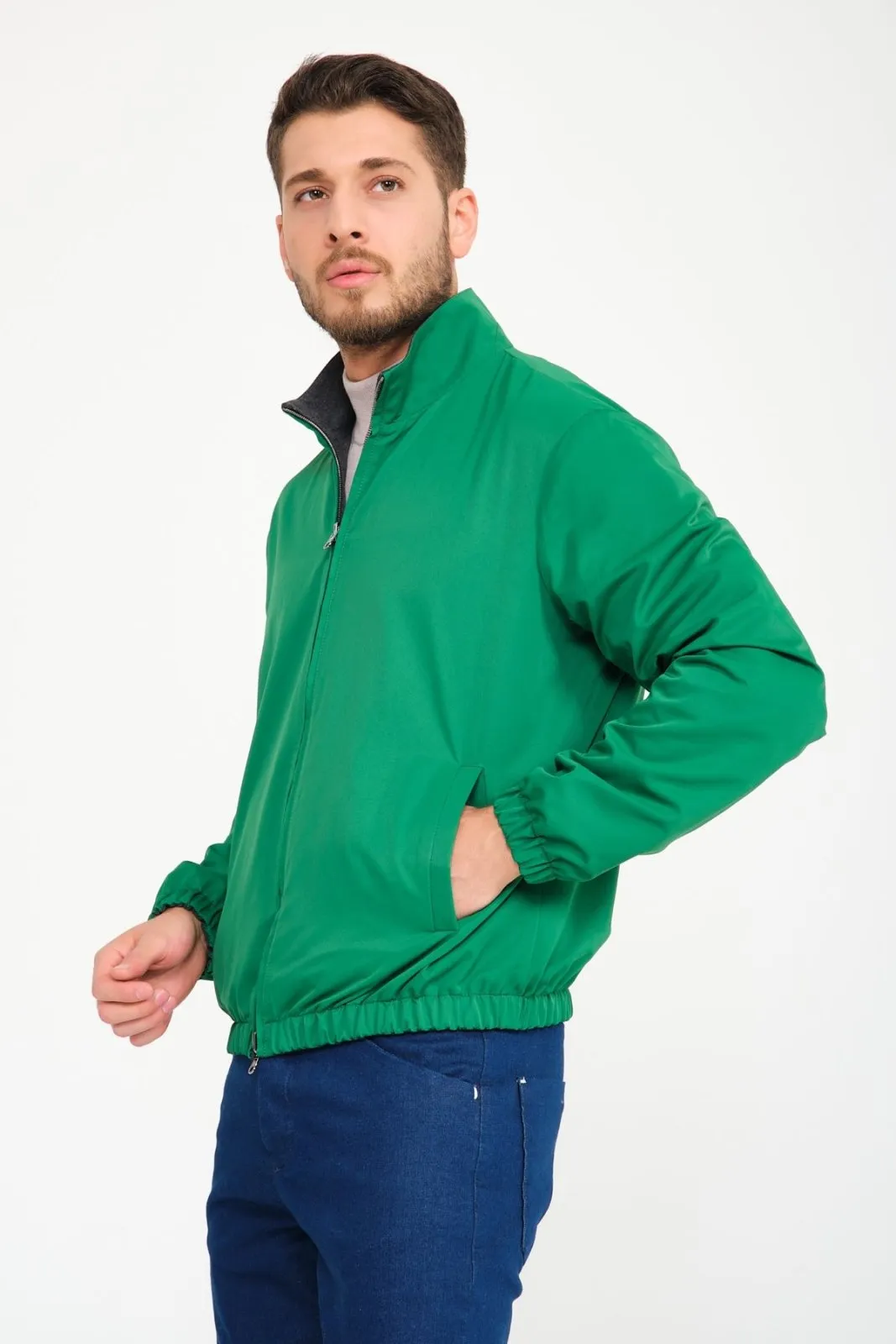 Forest Green Double Face Waterproof Jacket