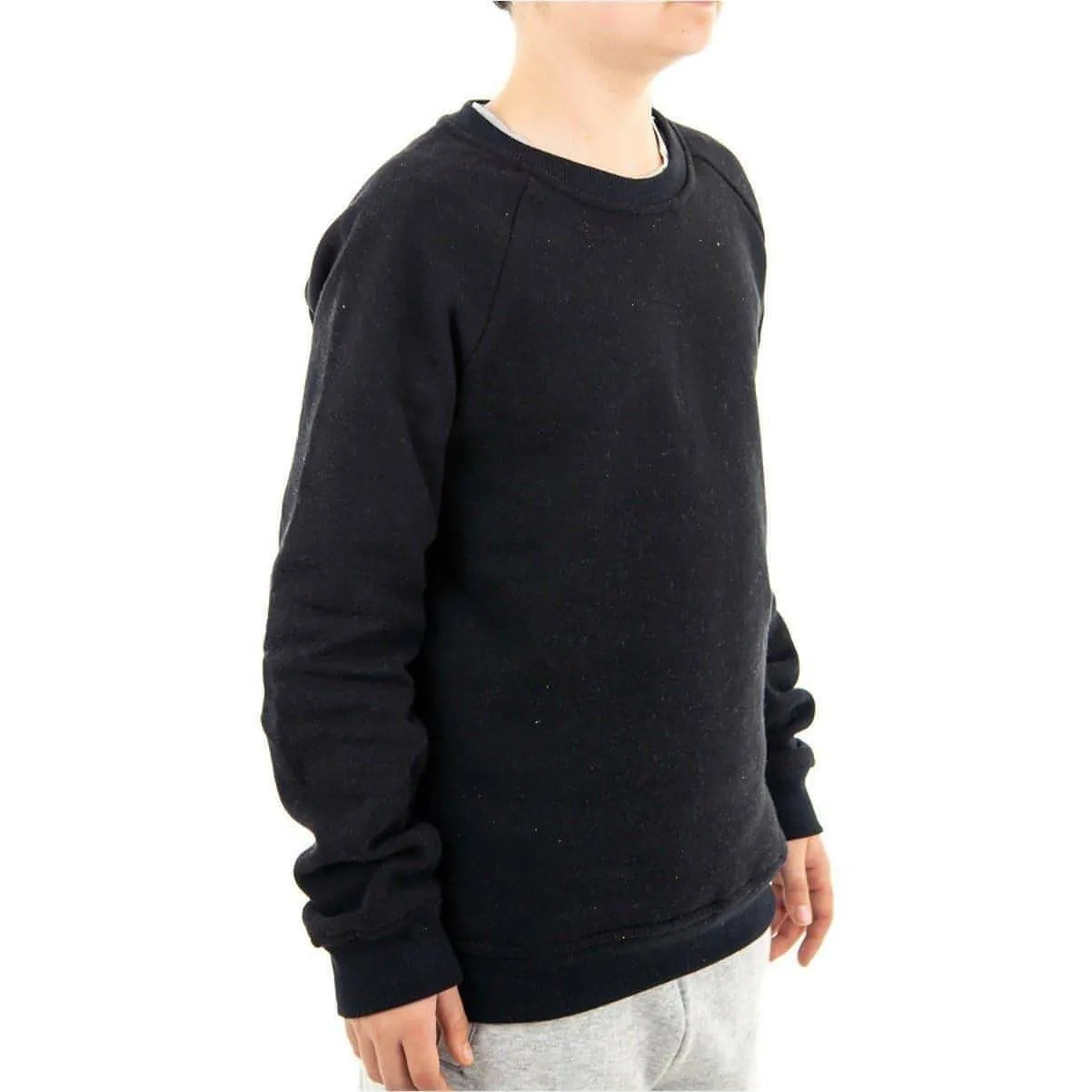 More Mile Boys Fleece Sweatshirt - Black