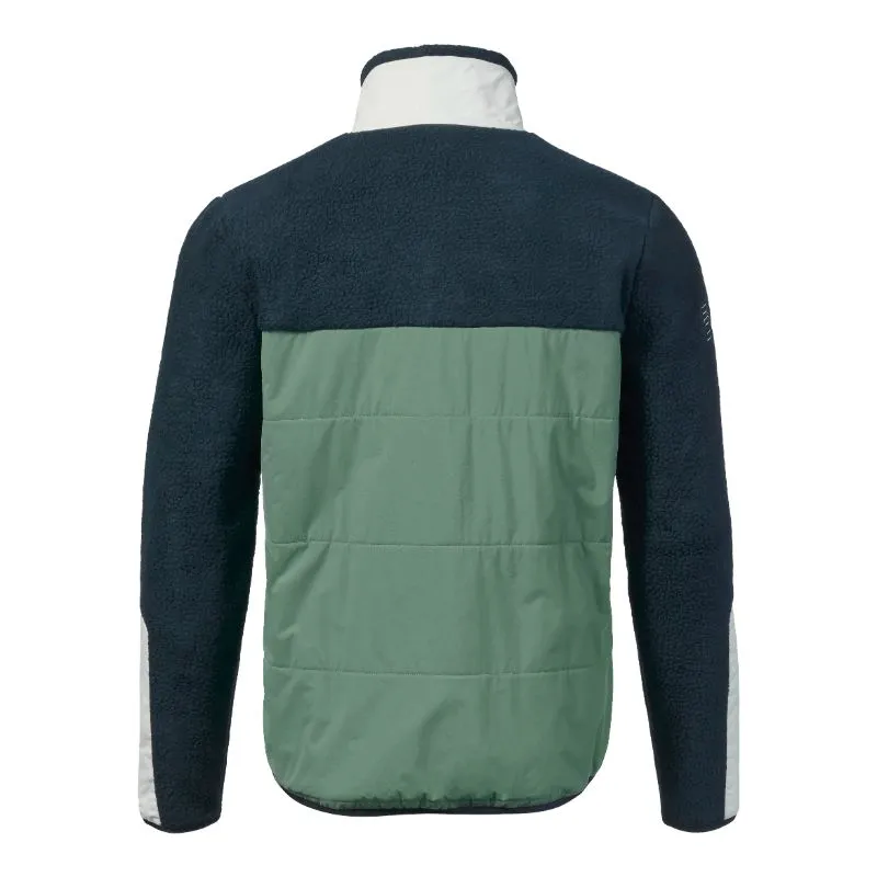 Musto 64 Pile Fleece Mens Jacket - Duck Green/Navy