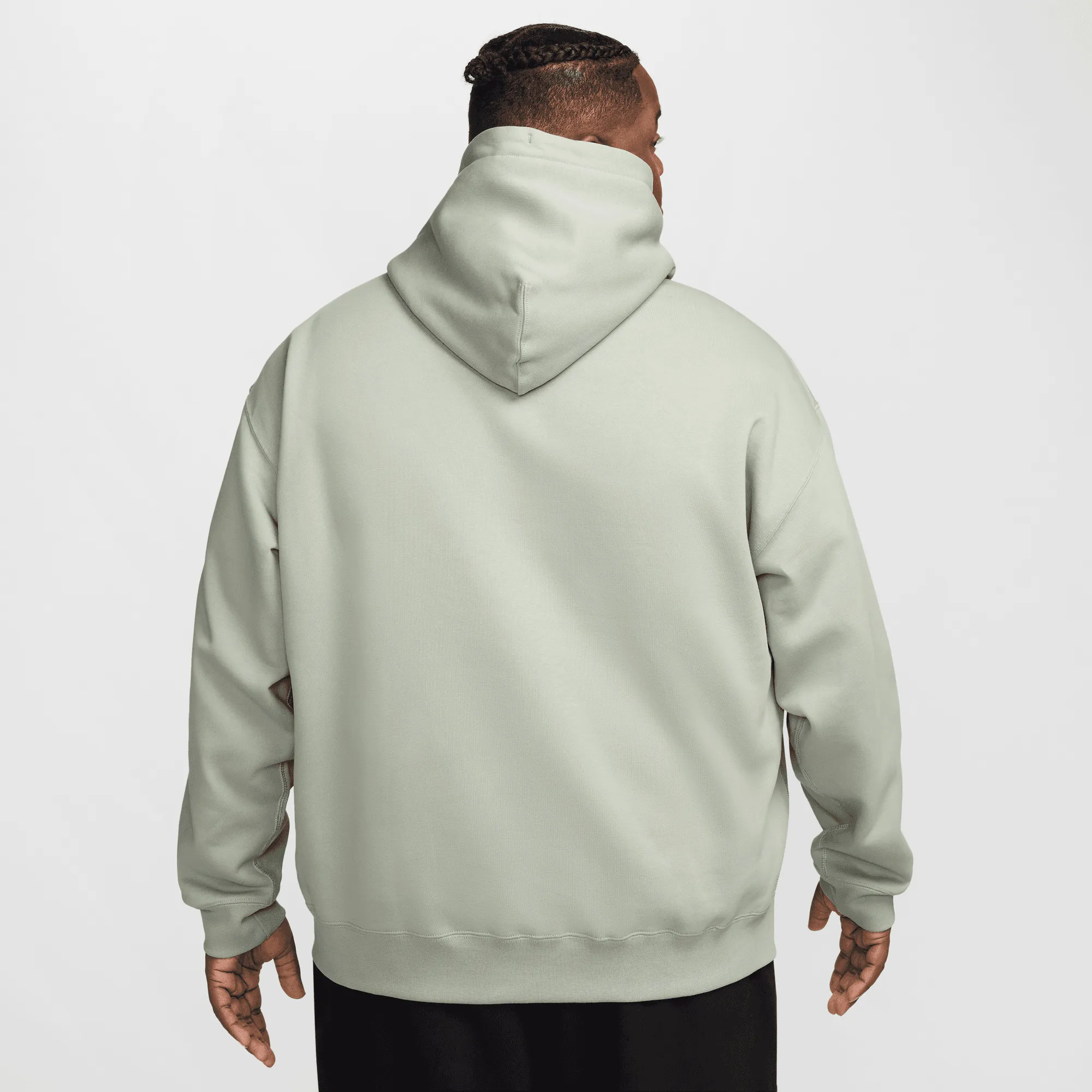 Nike Solo Swoosh Jade Green Fleece Pullover Hoodie