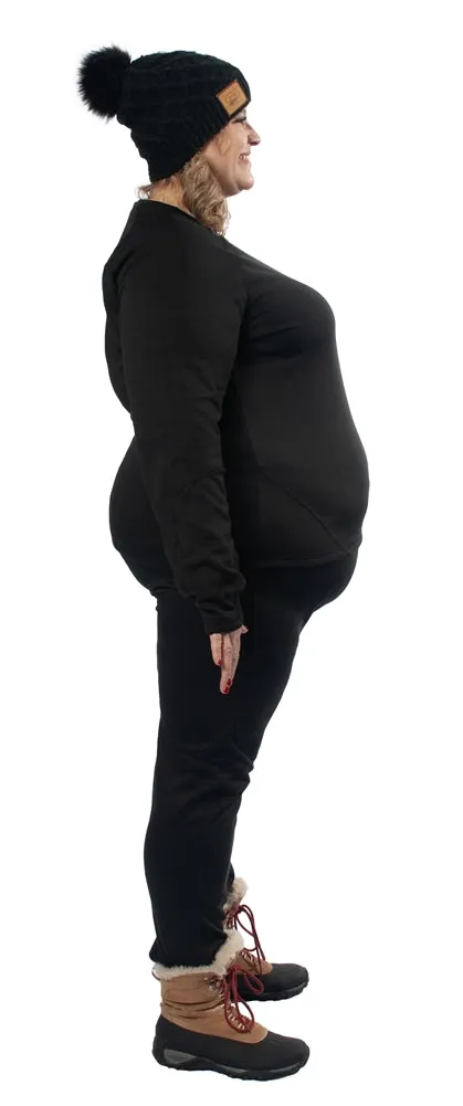 Plus Size Thermal Top | Black