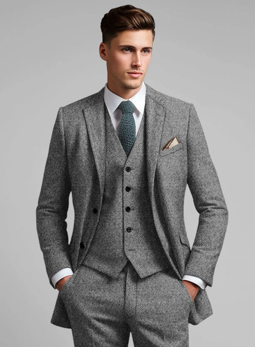 Sussex Weave Gray Tweed Jacket