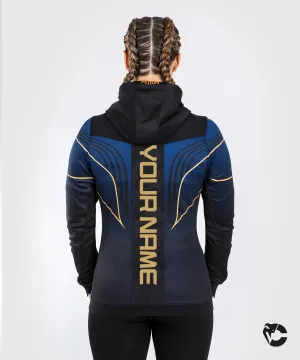 UFC Venum Personalized Authentic Fight Night 2.0 kit by Venum Women's Walkout Hoodie - Midnight Edition - Champion