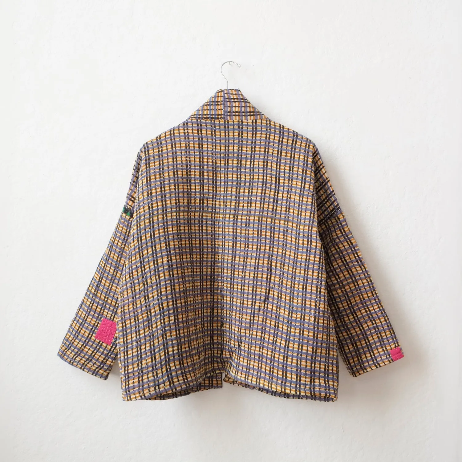 XS Hand drawn Plaid Anoushka Jacket LM097